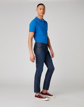 WRANGLER LARSTON MĘSKIE SPODNIE JEANSOWE SPHERE BLUE W18SQ5323 112127592