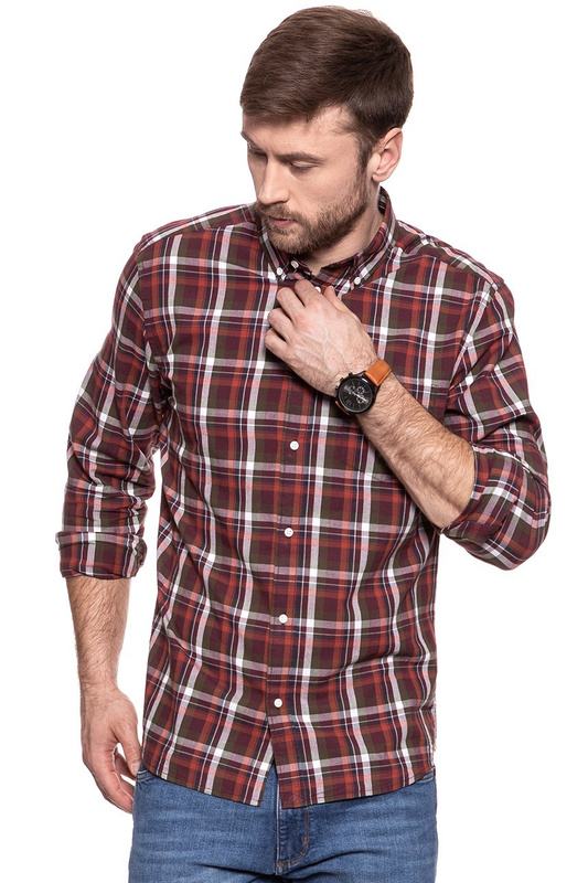 WRANGLER LS BUTTON DOWN SHIRT BOSSA NOVA W5874NQDQ
