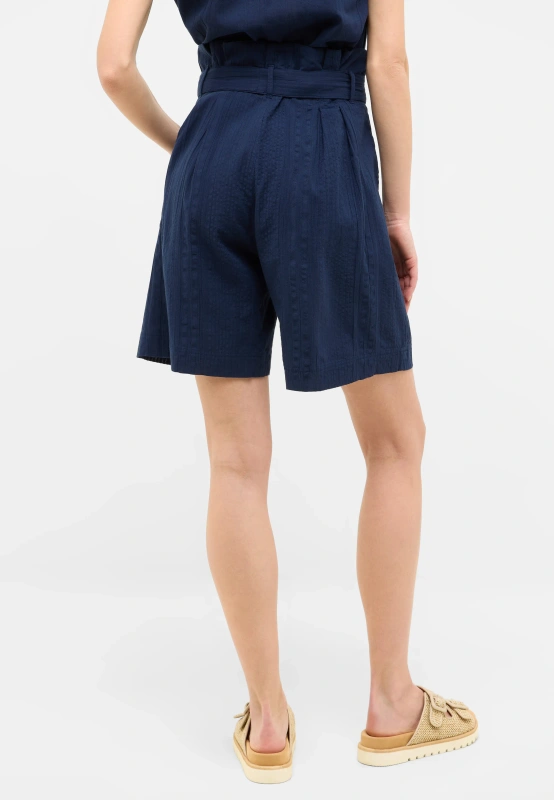 Damskie Szorty Materiałowe Mustang Style Darrah Navy Blazer 1016586 5324