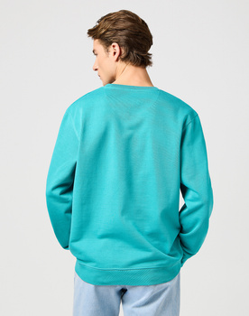 WRANGLER MĘSKA BLUZA WRANGLER SMALL LOGO CREW LATIGO BAY 112364095