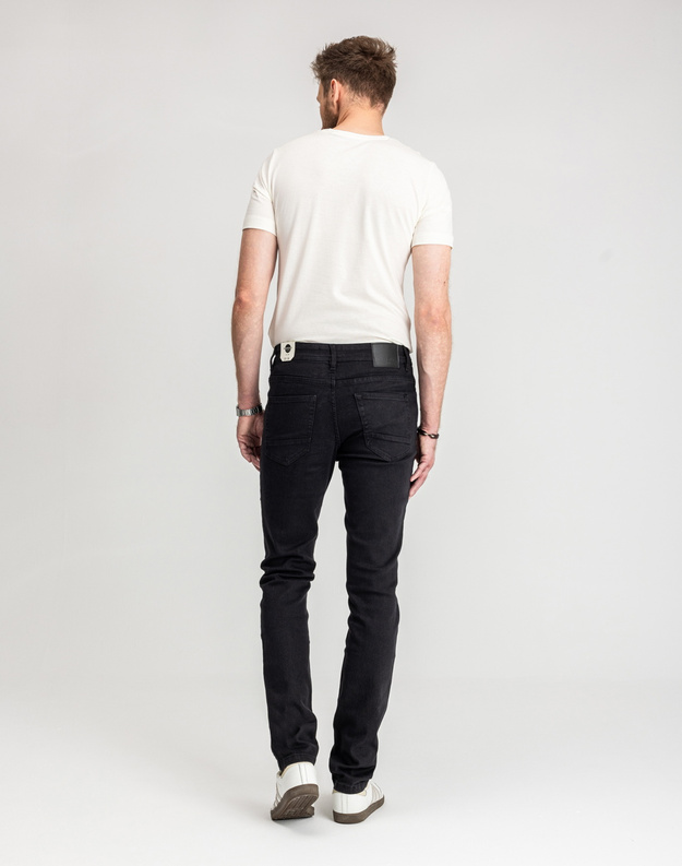 Męskie Spodnie Jeansowe Marcus Sebb 2214 Dry Black 14-200301