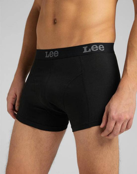 LEE 2-PACK TRUNK MĘSKIE BOKSERKI DWUPAK BLACK LP03CK01 112125108