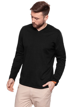 LEE V NECK KNIT BLACK L84OAH01