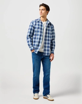 MESKIE SPODNIE WRANGLER TEXAS VERDANT TONE 112364455