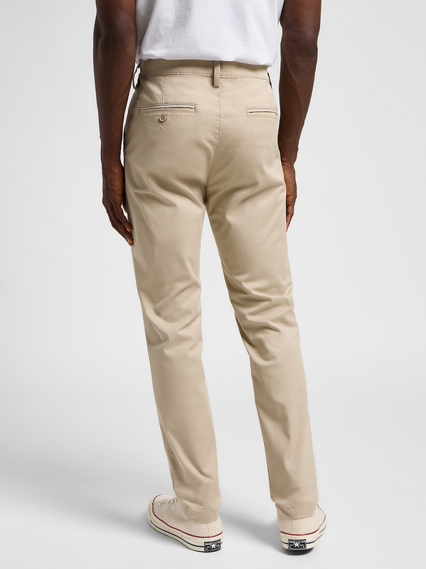 LEE MĘSKIE SPODNIE MATERIAŁOWE LEE SLIM CHINO STONE 112342927