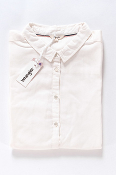 WRANGLER L/S SOLID SHIRT OFFWHITE W5202LR02