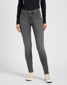 DAMSKIE SPODNIE LEE SCARLETT HIGH SHARK GREY 112370839