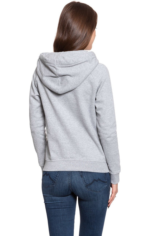BLUZA LEE DAMSKA HOODY GREY MELE L36ATXMP 112107817