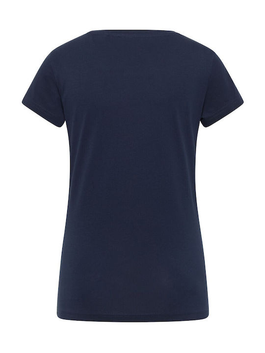 Damski T-Shirt Mustang Style Loa Navy Blazer 1016509 5324