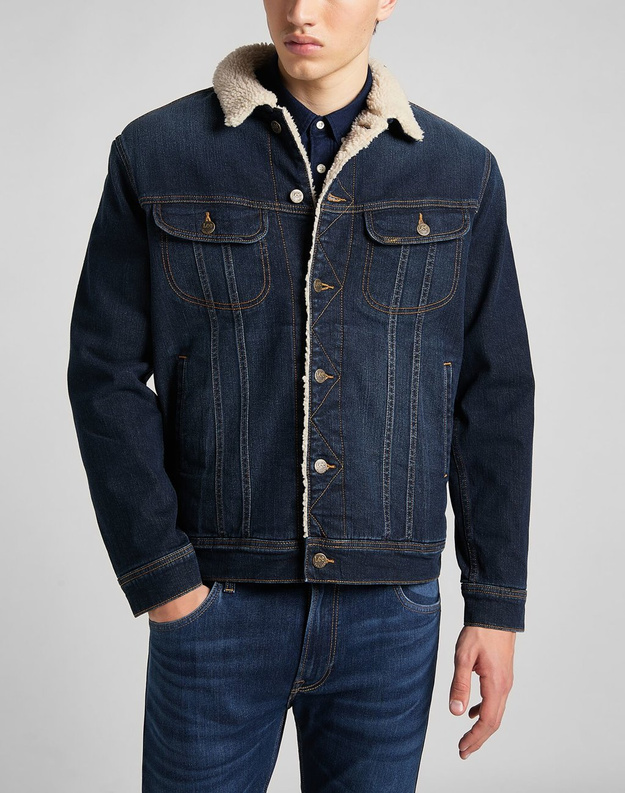 LEE SHERPA JACKET DARK SIDNEY L87BSGSU 112140974