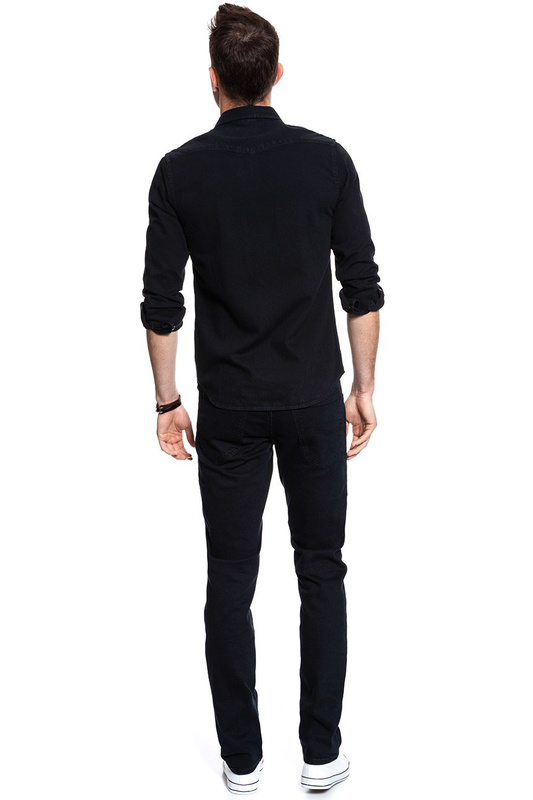 LEE SPODNIE MĘSKIE DAREN ZIP FLY BLUE BLACK WOOD L707DHGQ 112118089