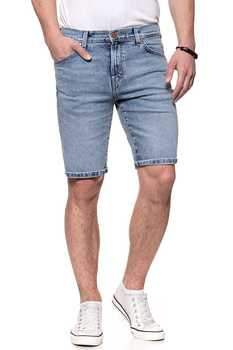 SPODENKI MĘSKIE WRANGLER DENIM SHORT LIGHT MARBLE W14CRE19J 112126621