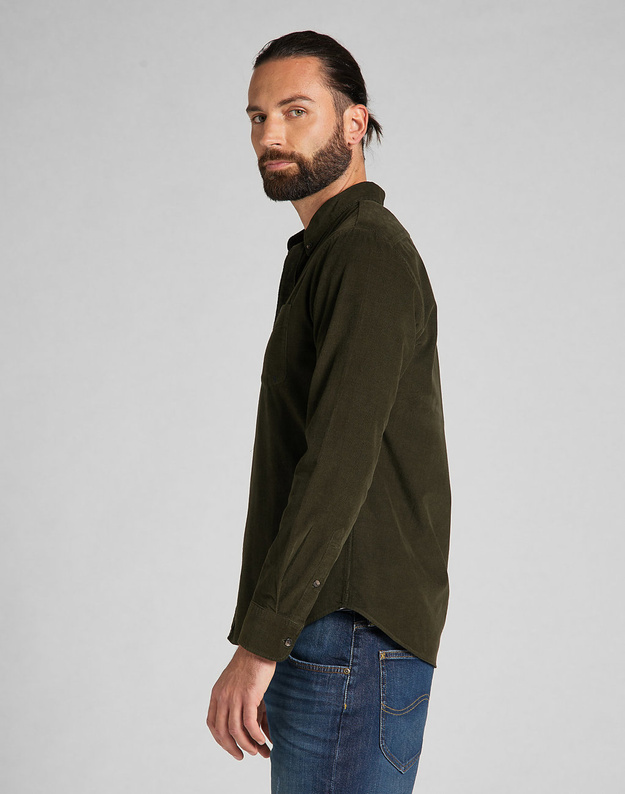 LEE BUTTON DOWN REGULAR MĘSKA KOSZULA SERPICO GREEN L880MROJ 112123274