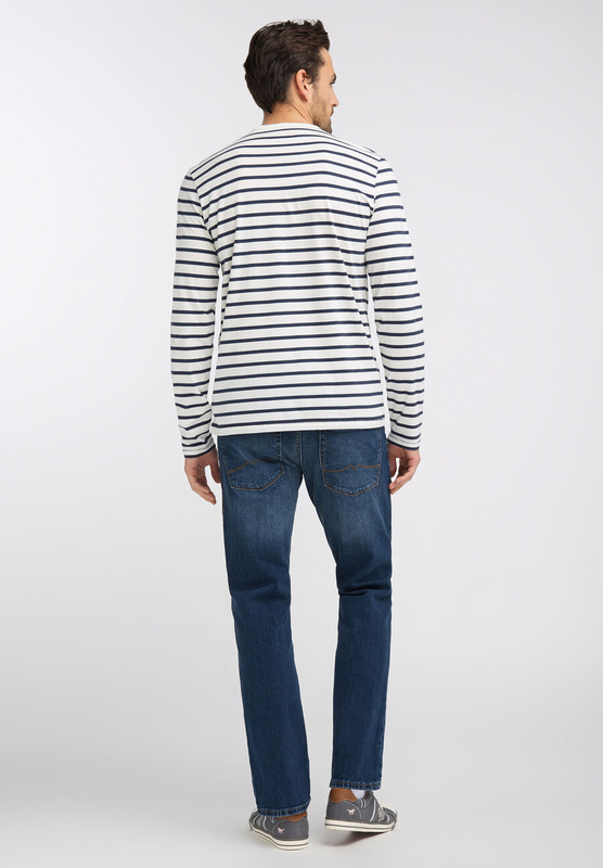 MUSTANG Striped MĘSKA KOSZULKA Z DŁUGIM RĘKAWEM LONGSLEEVE W PASKI BIG STRIPE 1007309 11291