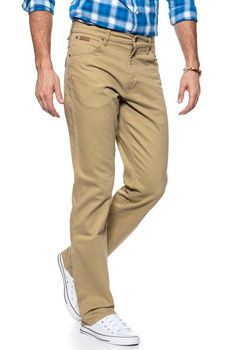 WRANGLER TEXAS MĘSKIE SPODNIE MATERIAŁOWE GOLDEN SAND W121TA223 112126201