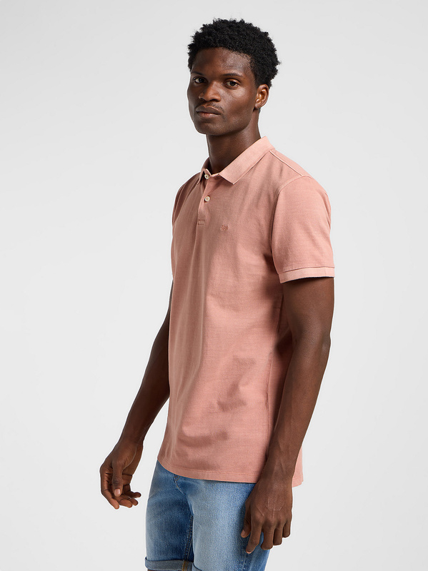 LEE MĘSKA KOSZULKA POLO LEE GARMENT DYE POLO SEPIA 112363861