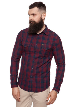 LEE WESTERN SHIRT TAWNY PORT L644CUDE