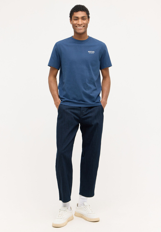 MĘSKA KOSZULKA MUSTANG Austin T-shirt Insignia Blue 1015055 5230