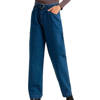 LEE BELTED HIGH WAIST STRAIGHT DAMSKIE SPODNIE JEANSOWE L30ZKEGT 112106903