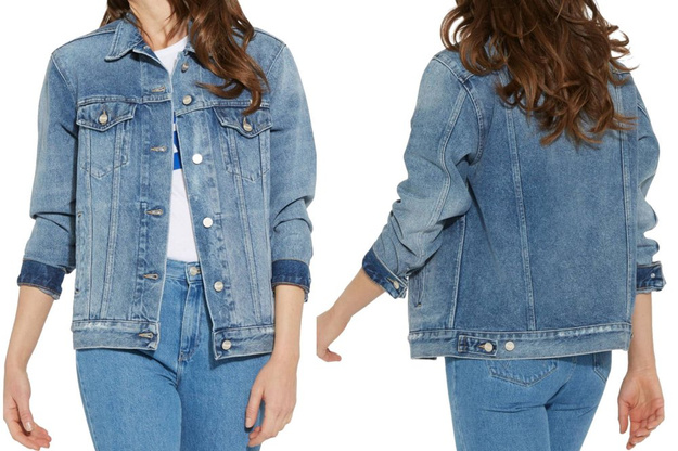 WRANGLER TRUCKER JACKET MID STONEWASH W4070599E  SAMPLE