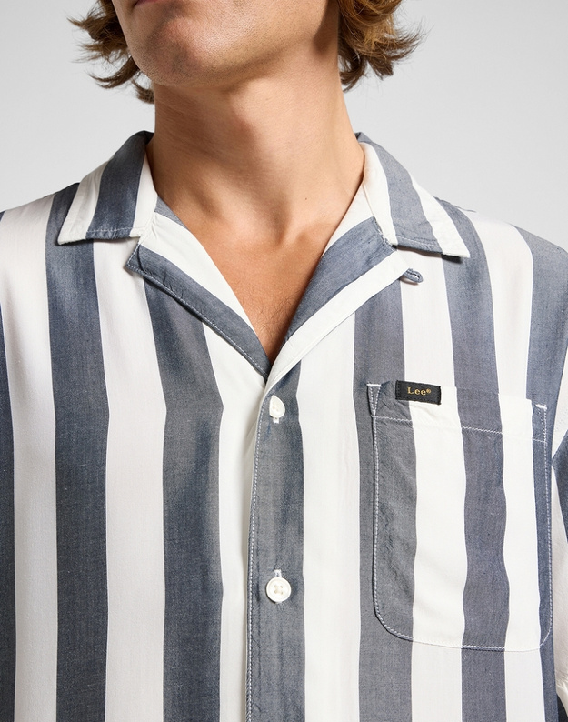 LEE MĘSKA KOSZULA LEE RESORT SHIRT RIVET NAVY 112364214