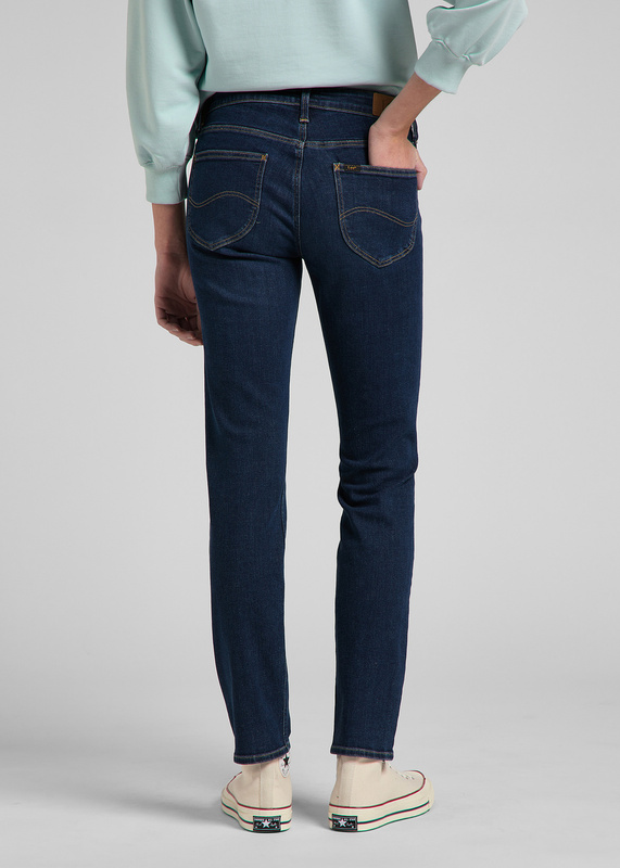 LEE ELLY DAMSKIE SPODNIE JEANSOWE DARK DAISY L305QDWB 112145004