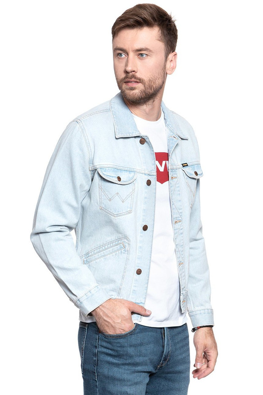 KURTKA JEANSOWA WRANGLER 124MJ BLUE RHAPSODY W4MJUG13I 112129140