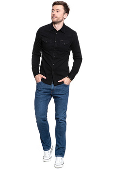 KOSZULA JEANSOWA MĘSKA LEE WESTERN SHIRT PITCH BLACK L643KBGL 112115366