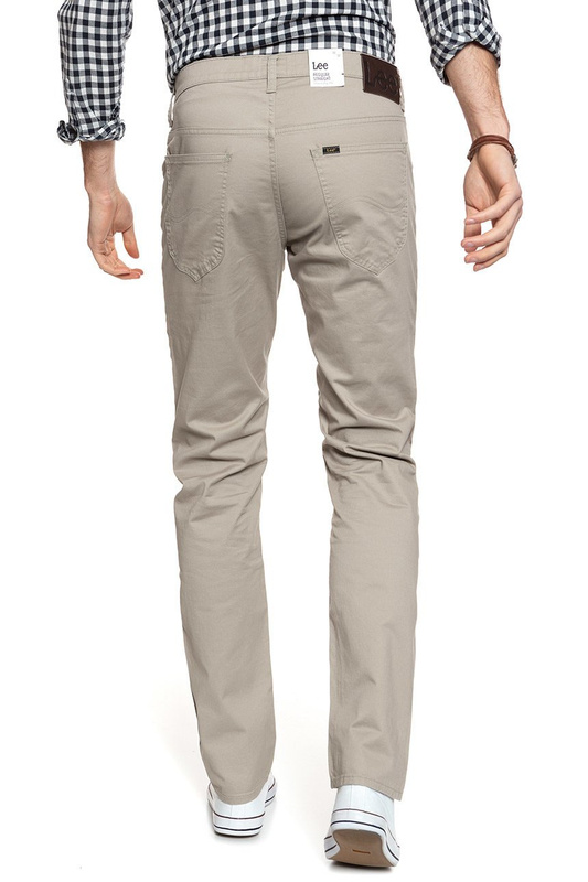 LEE DAREN ZIP FLY MĘSKIE SPODNIE MATERIAŁOWE ANITA BEIGE L707LA83 112118254