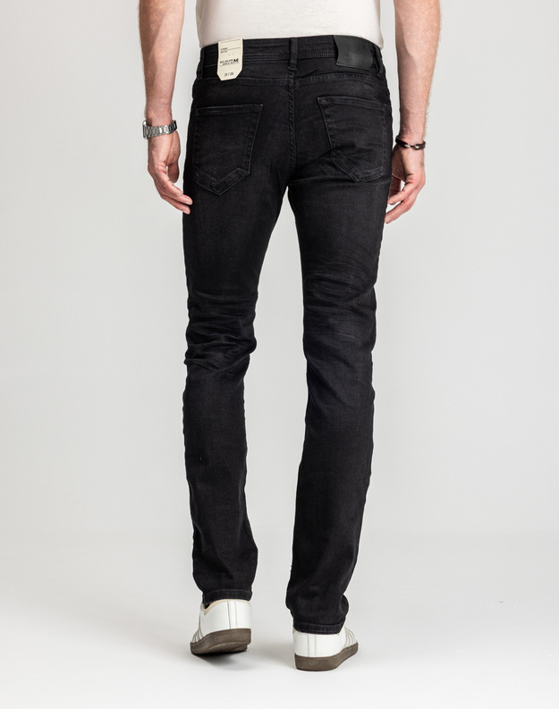 Męskie Spodnie Jeansowe Marcus Felix Jeans 2056 Blue Night Used 14-200201