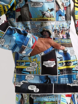 WRANGLER 24MJ MĘSKA KURTKA PRZEJŚCIOWA COMIC BOOK W452BC18M 112325248