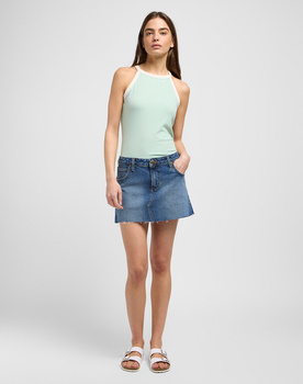 DAMSKA SPÓDNICA LEE MINI SKIRT FACETS OF BLUE 112349008