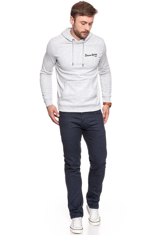 BLUZA MĘSKA LEE STORM RIDER HOODY SHARP GREY MELE L81FUB03 112121732