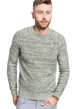 SWETER MĘSKI MUSTANG Emil C Melange 1009790 6348