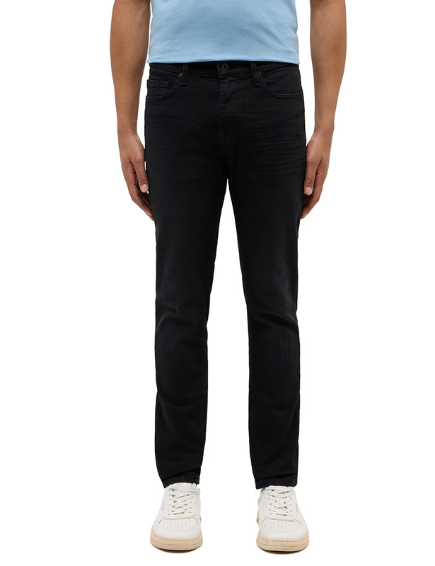 Męskie Spodnie jeansowe Mustang Style Frisco Skinny Denim Black 1015855 4000 901