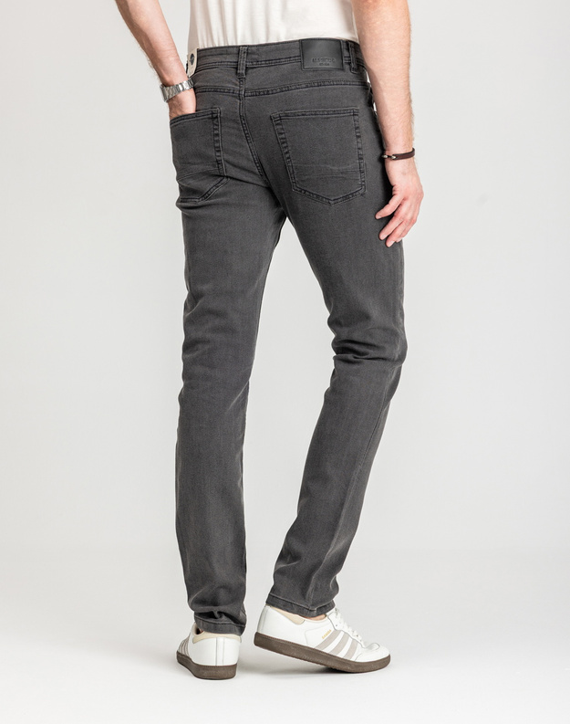 Męskie Spodnie Jeansowe Marcus Sebb 2215 Grey Miner 14-200302