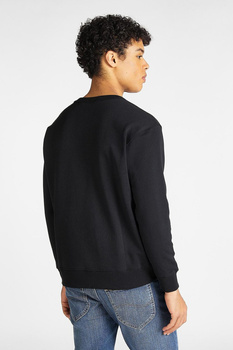 LEE REFINED LOGO CREW SW MĘSKA BLUZA REGULAR FIT BLACK L80OSP01 112121465