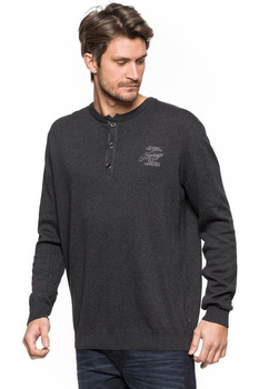 MĘSKI SWETER TOM TAILOR HENLEY WITH RIB DETAILS 3018989.00.10 COL. 2572