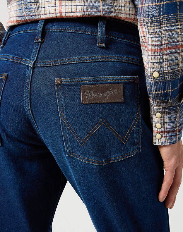 WRANGLER MĘSKIE SPODNIE JEANSOWE GREENSBORO SUNSET RINSE 112357414 W15Q008820