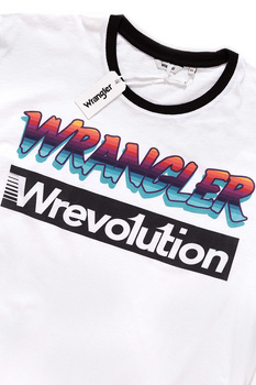 WRANGLER T SHIRT DAMSKI WREVOLUTION TEE WHITE W7386GH12 112131059