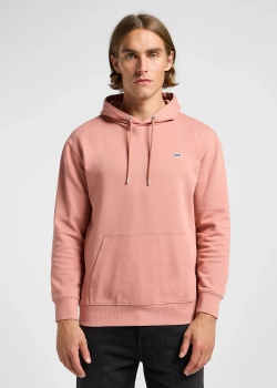 LEE MĘSKA BLUZA Z KAPTUREM LEE PLAIN HOODIE SEPIA 112363883