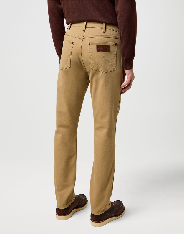 MESKIE SPODNIE  WRANGLER LARSTON TIGERS EYE 112371642