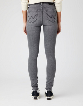 WRANGLER HIGH RISE SKINNY DAMSKIE SPODNIE JEANSOWE VINTAGE GREY W27HDH41N 112145958