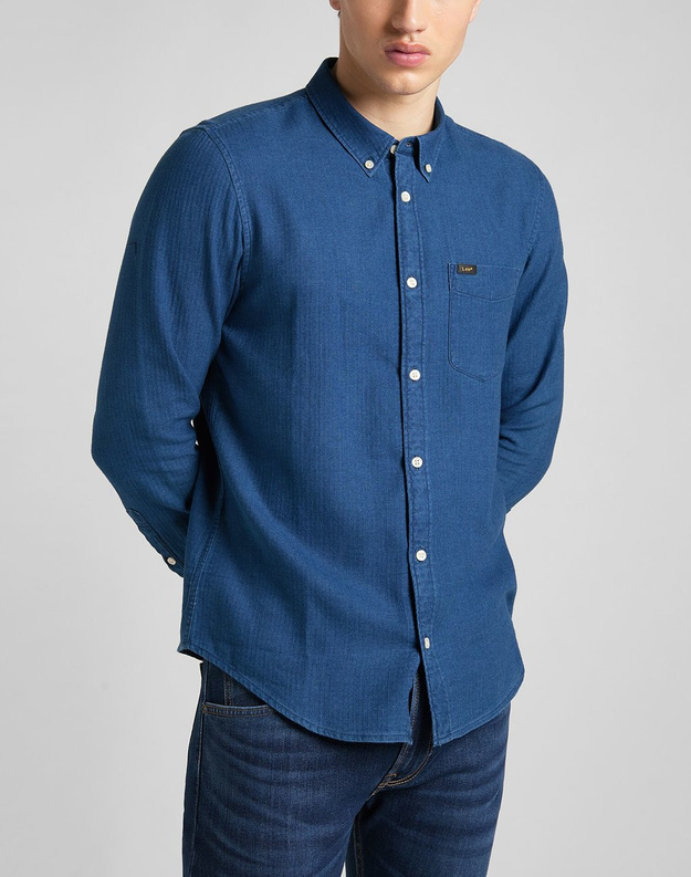 LEE LEE BUTTON DOWN WASHED BLUE L880CBLR 112140978