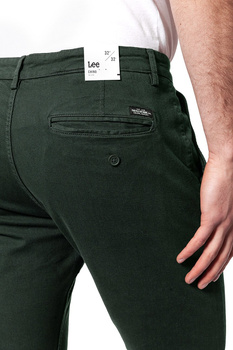 LEE SPODNIE MĘSKIE CHINO GREEN  L768LL15A