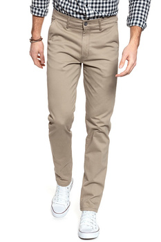 WRANGLER SPODNIE MĘSKIE CHINO BEIGE W16LA1XBB 112127301