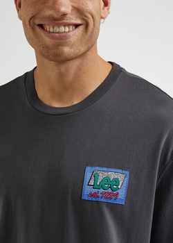 LEE 80S LOOSE GRAPHIC TEE MĘSKI T-SHIRT KOSZULKA LOGO WASHED LL10FEON 112333644