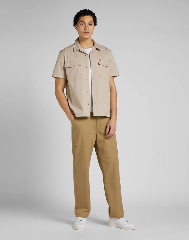 LEE SS CHETOPA SHIRT STONE L68POM58 112145432