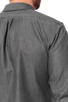 KOSZULA WRANGLER LS 2PKT FLAP SHIRT FADED BLACK W5917SWV6 112129700