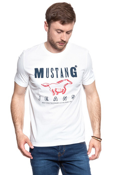 MUSTANG T SHIRT Logo Tee CLOUD DANCER 1007252 2020